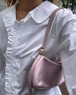 SANDLER RUFFLE SHIRT WHITE