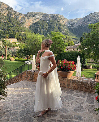 Kaycee Drop Waist Maxi Dress White