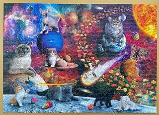 1000 PIECE PUZZLE: GALAXY CATS