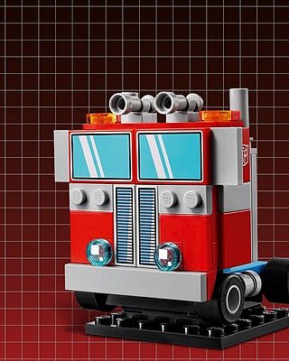 LEGO® BrickHeadz™ Transformers Optimus Prime Robot & Vehicle