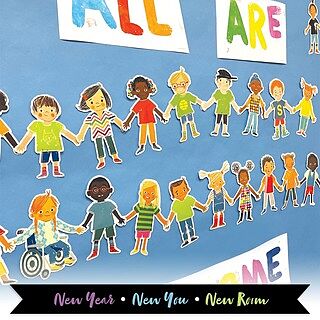 All Are Welcome Bulletin Board Set