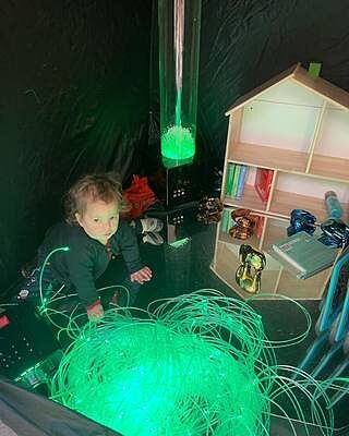 TTS Rechargeable Sensory Hurricane Tube