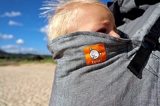 Ash - Linen Free-to-Grow Baby Carrier