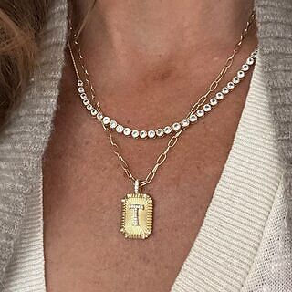 Bezel Set Essential Tennis Necklace