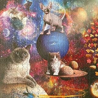 1000 PIECE PUZZLE: GALAXY CATS