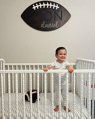 Print Short Sleeve Pajama Set in Pond Sweet Stripe