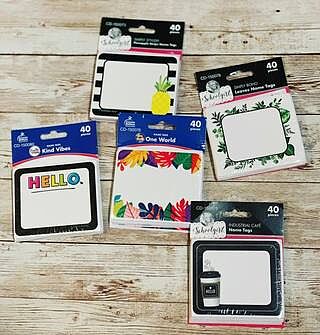 Kind Vibes Name Tags