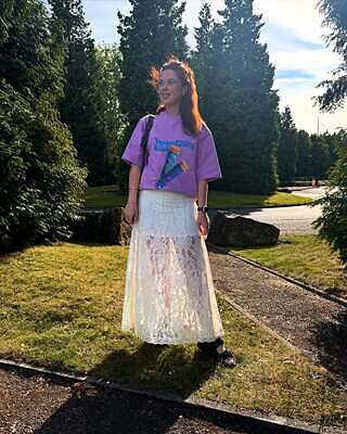 Lace Maxi Skirt