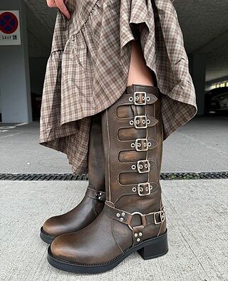 Battle Boot BROWN LEATHER
