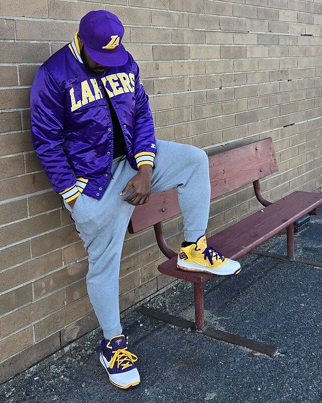 HOMAGE x Starter Lakers Satin Jacket