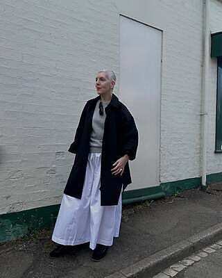 White Super Wide Leg Culottes
