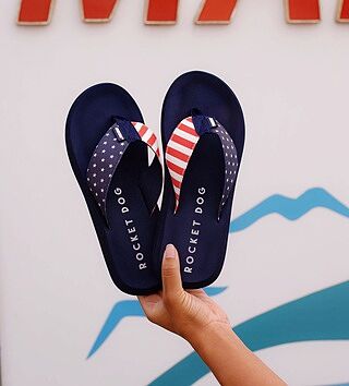 Spotlight USA Stars and Stripes Flip Flop