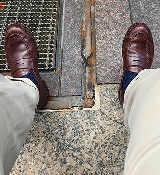 Traveler Penny Tobacco Calf