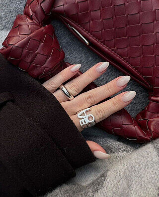 Bolded Ring Silver