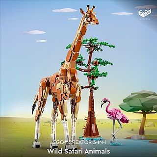 LEGO® Creator 3-in-1 Wild Safari Animals