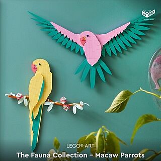 LEGO® Art The Fauna Collection – Macaw Parrots
