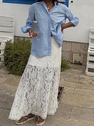 Lace Maxi Skirt