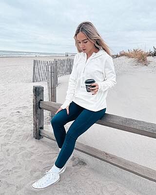 Fleece Lined Zip Pocket Legging