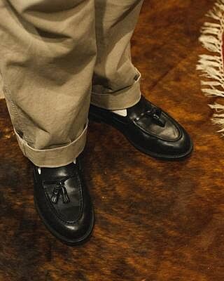 Tassel Loafer Black Calf
