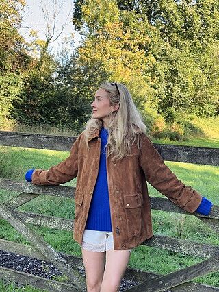 Cobalt Blue Cosy Wool Blend Jumper