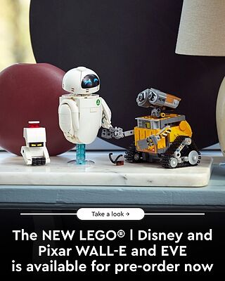 LEGO® Disney and Pixar WALL-E and EVE