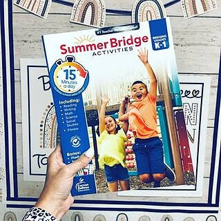 Summer Bridge Activities Workbook Grade K-1 Paperback