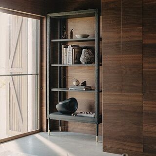 Maurice Shelving Unit - Drifted Matte Black