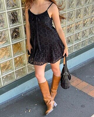 MIDORI MINI DRESS BLACK