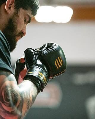 Gold Strike Puffy MMA Gloves