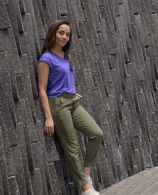 Everyday Ribbed Ankle Pant