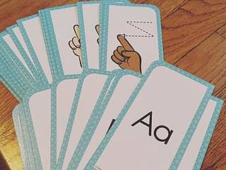 Sign Language Flash Cards Grade PK-8