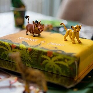 Simba®, Timon® en Pumba® op jungle taart