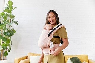Sunset - Linen Free-to-Grow Baby Carrier