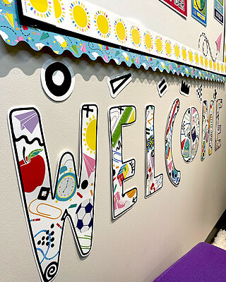 Happy Place Welcome Bulletin Board Set