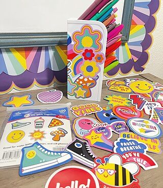We Stick Together Vinyl Sticker Pack Grade K-12