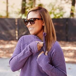 Prime Ready To Roll Fleece Zip Mock Neck Pullover