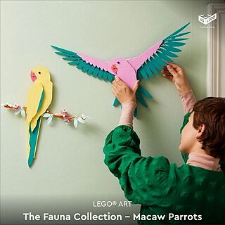 LEGO® Art The Fauna Collection – Macaw Parrots