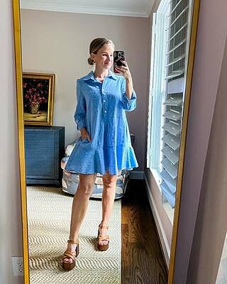 Chambray Callahan Shirt Dress