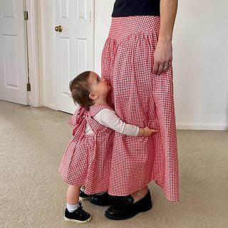 TRULLI SKIRT RED GINGHAM