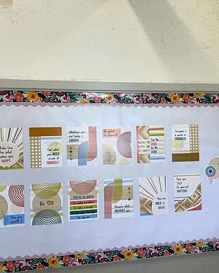 Floral Garden Straight Bulletin Board Borders