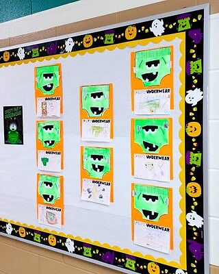 Halloween/Holiday Straight Bulletin Board Borders