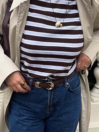 Chocolate Stripe T Shirt