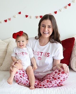 Besties Adult Graphic Tee | White