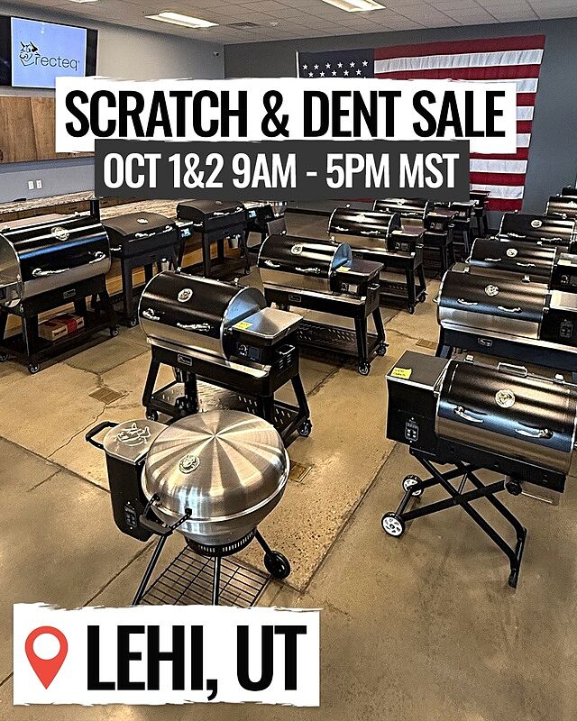 Utah recteq fans, mark your calendars for October 1st and October 2nd from 9 AM to 5 PM MST and plan to arrive early for the best bargains!