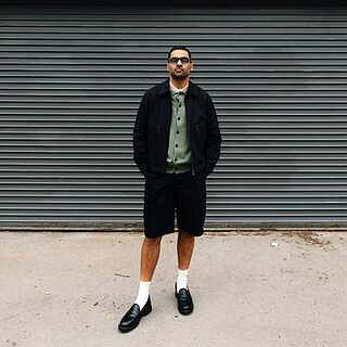 Black Hi-Shine Penny Loafer