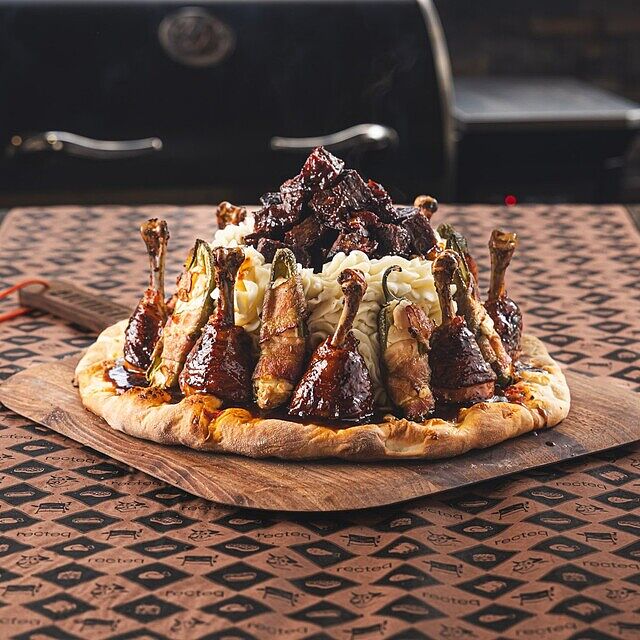 Chef Greg built @danpatrickshow a birthday cake the only way we know how 🥩 Swipe through to see exactly how we pulled it off. Would you take a slice of this birthday cake?
The Dan Patrick Giveaway is closed and the winner has been contacted. Congrats Tim M from California!