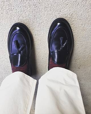 Tassel Loafer Black Calf