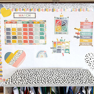 We Belong Calendar Bulletin Board Set