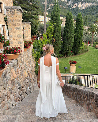 Kaycee Drop Waist Maxi Dress White