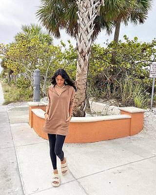 Hudson Fleece Dress